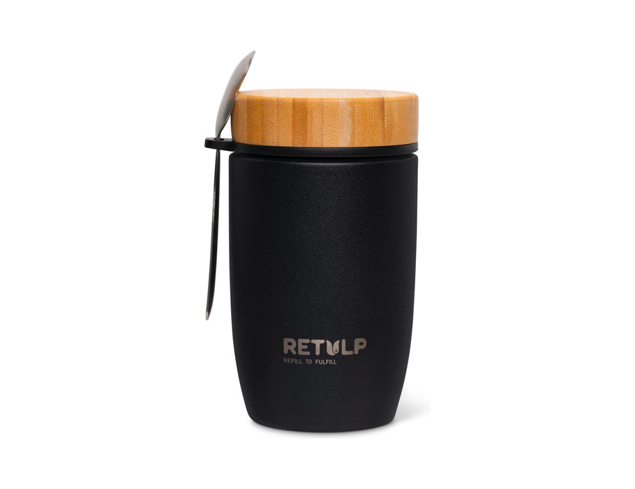 Retulp Lunch Cup Becher Premium Black 500 ml