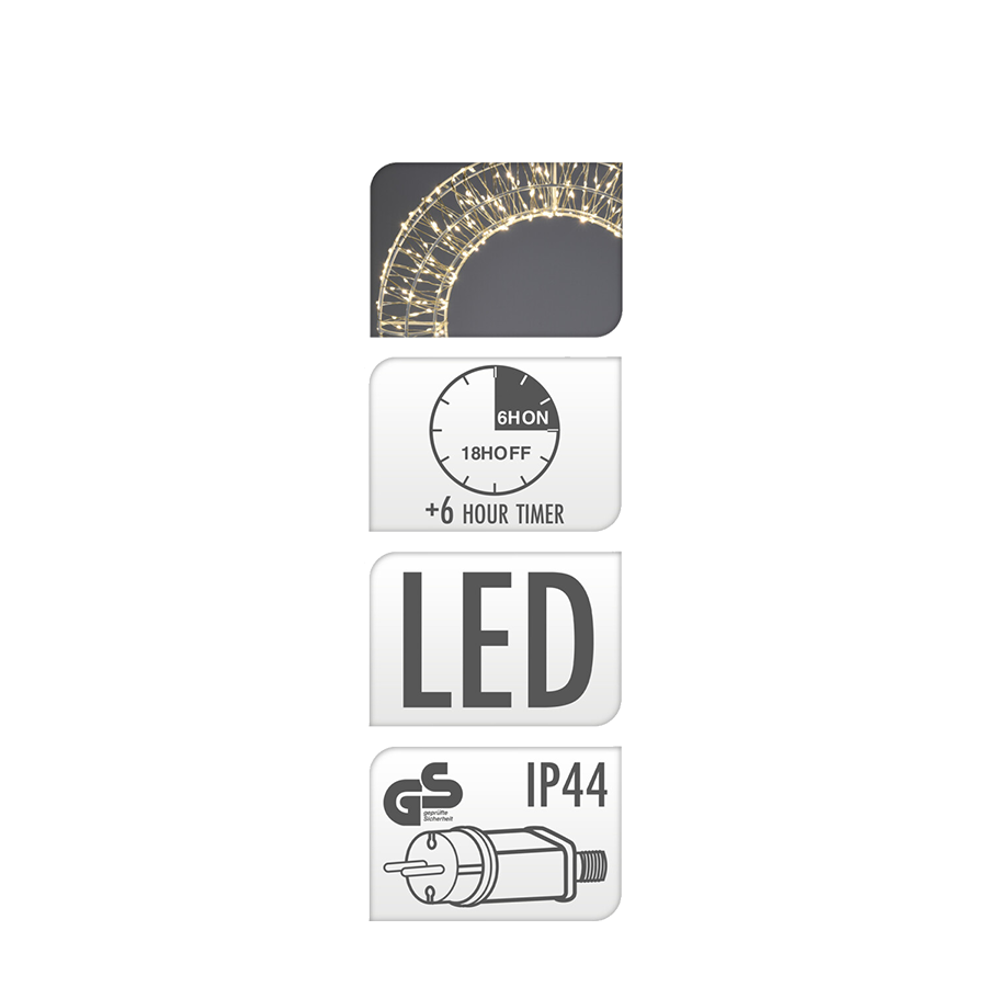 Ring LED weiß 480 LEDs ø38cm