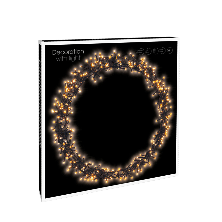 Ring LED schwarz 400 LEDs ø48cm