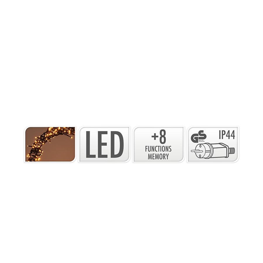 Ring LED schwarz 400 LEDs ø48cm