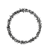 Ring LED schwarz 500 LEDs ø58cm