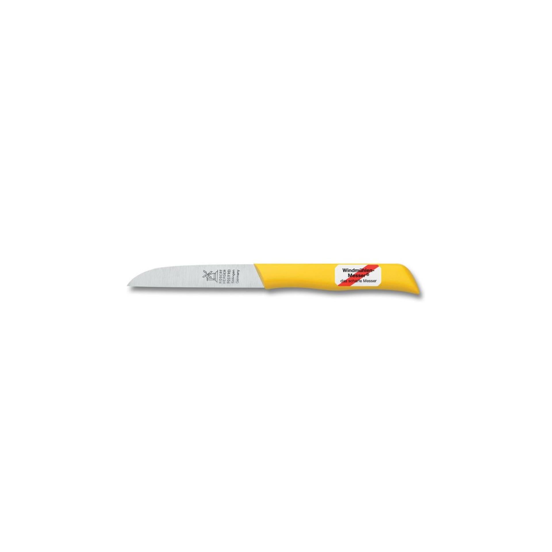 Solinger Robert Herder Klassiker 1966 Kartoffelmesser 8,5 cm Edelstahl Gelbgelb