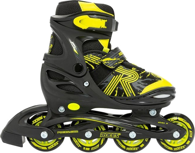 Inlineskates Jokey 3.0 Softboot 82A schwarz gelb Größe 34-37