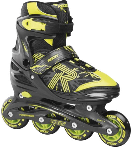 Inlineskates Jokey 3.0 Softboot 82A schwarz gelb Größe 30-33
