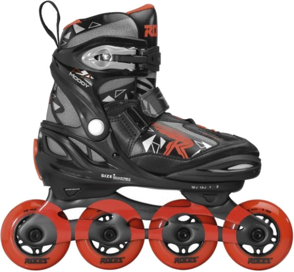 Inline Skates Moody TIF 82A Schwarze rote Größe 36-40