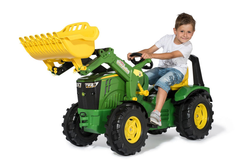 Rolly Toys Premium John Deere X-Trac 8400R mit Frontladergrün