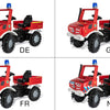Rolly Toys Treppe Rollyunimog Feuer 118 x 81 x 54 Rot