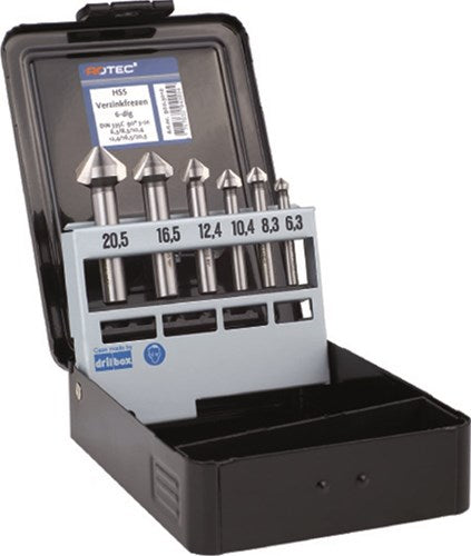 Rotec Senkfräser-Set 3-Schneider 6,3 20,5