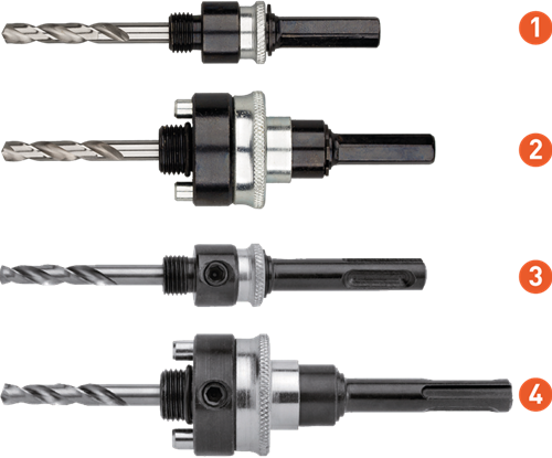 Rotec-Adapter 9,5 mm | für Lochsägen 32-210mm - 527.3037
