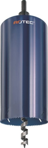 Rotec Dachdurchdringungsbohrer 130x300mm 4-6tpi inkl. Bohrer + 6kt-Adapter - 5291302 - 529.1302