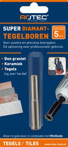 Rotec Diamant - Fliesenbohrer 6,0 mm - 7580600 - 758.0600