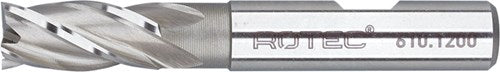 Rotec HSS-E Schaftfräser, unbeschichtet, ø32 - ø32x53x133xø32mm z=6 DIN 844-B kurz - 6103200