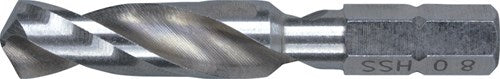 Rotec Spiralbohrer HSS 8,0 mm 1 4 Bit Aufnahme