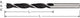 Rotec mechanischer Holzbohrer 3,0x33 61 mm - 10 Stück - 2350301