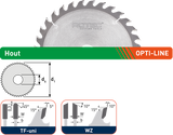 Rotec opti-line hm Kreissägeblatt für Handmaschinen | ø160x2,2x20 | z=48 | tf-uni - 553.0132 - afbeelding 2
