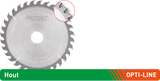 Rotec opti-line hm Kreissägeblatt für Handmaschinen | ø160x2,2x20 | z=48 | tf-uni - 553.0132 - afbeelding 1
