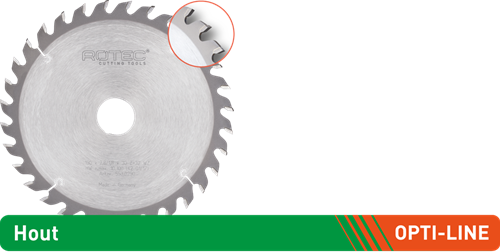 Rotec opti-line hm Kreissägeblatt für Handmaschinen | ø160x2,2x20 | z=48 | tf-uni - 553.0132
