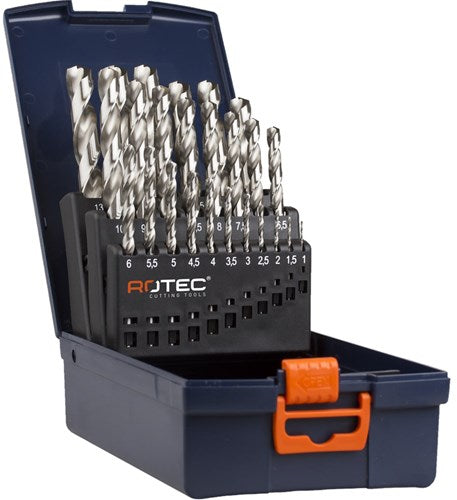 Rotec Spiralbohrer-Set '105', DIN338, Typ N, 25-tlg., ø1-13 ABS - 900.0026k - 900.0026k