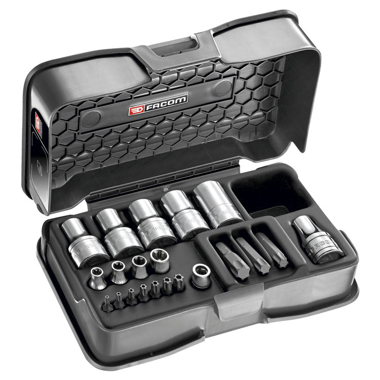 Facom-Set mit Torx-Stecknüssen und Bits