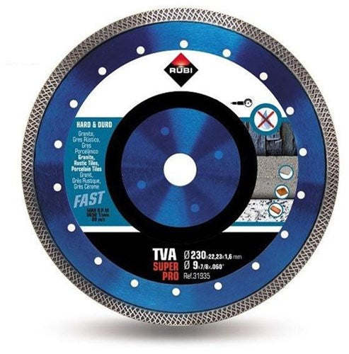 Sara Rubi TVA-Serie – Diamantscheibe – 230 mm – Turbo Viper – Superpro