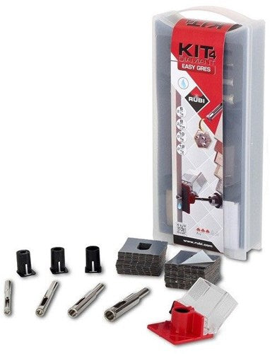 Rubi Easy Steinzeug | Diamant-Fliesenbohrer-Set | ø 6, 8, 10 und 12 mm - 04904