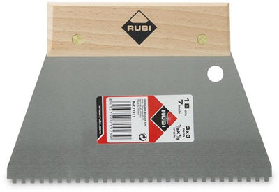 Rubi einfache Kelle | 18cm 3x3mm | Holzgriff - 71923