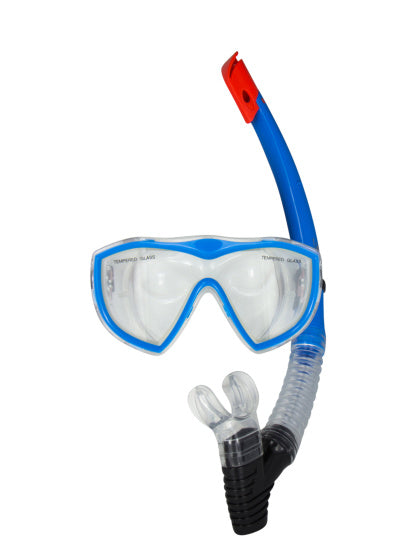 Rucanor Egmond III Schnorchel Set Senior Blue