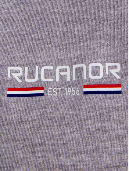 Rucanor Raffi Basic Shirt Round Hals Männer graue Größe xl
