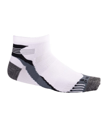 Rucanor Running Socken kurz 2-Pack weiß grau Größe 39-42