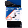 Rucanor Running Socken lang 2-Pack Schwarz Größe 43-46