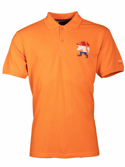 Rucanor Football Polo T-Shirt Kurzarm Männer Orange Größe l