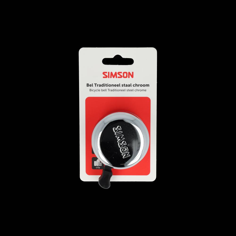 Simson-Glocke, traditioneller Chromstahl