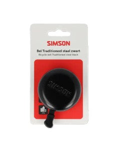 Simson-Glocke, traditioneller schwarzer Stahl