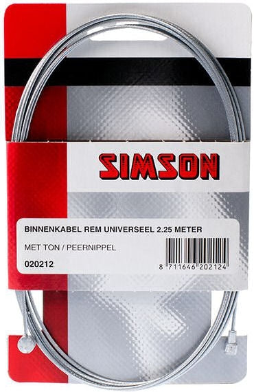 Innenzugbremse 2250 mm silber
