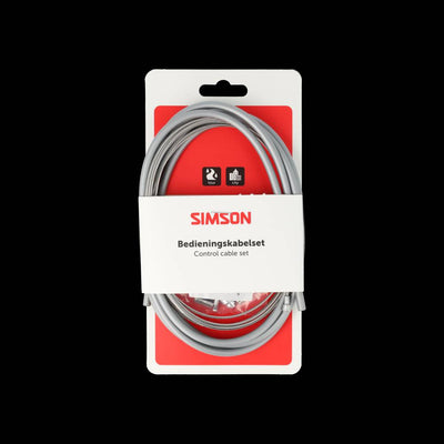 Simson Bremszugset komplett universal grau Edelstahl