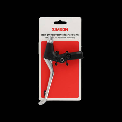 Simson Bremshebelset verstellbarer langer Griff Aluminium schwarz