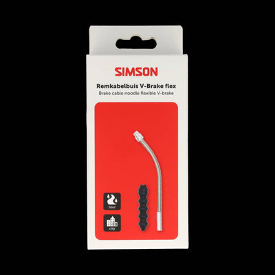 Simson Bremszugschlauch V-Brake flexibel inkl. Gummi