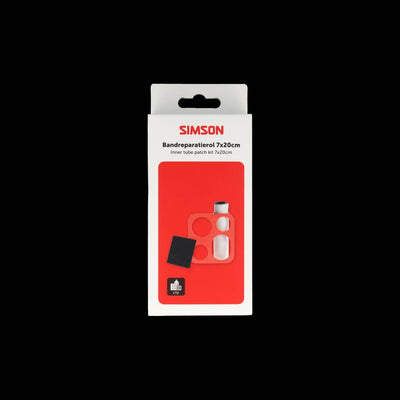 Simson Reifenreparaturrolle mit Schablone 7x20cm