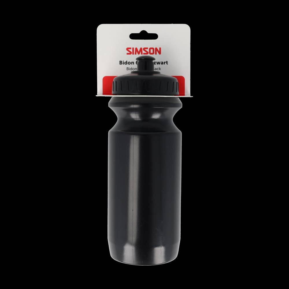 Simson Wasserflasche 600ml schwarz