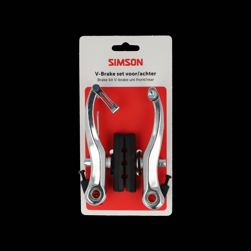 Simson V-Brake-Bremssatz als Vorder- und Hinterradbremse geeignet