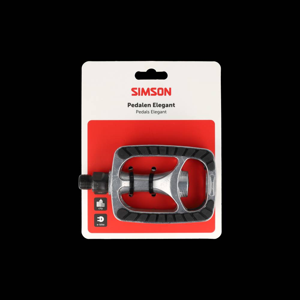 Simson tritt elegant in die Pedale