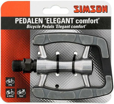Pedalsatz Elegant Comfort 9 16-Zoll grau schwarz