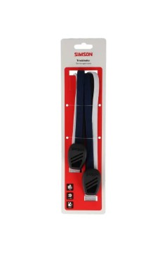 Simson Triobinder 60cm schwarz blau weiß