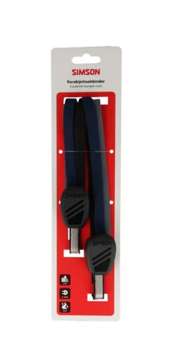 Simson Karabinerband 71cm schwarz blau anthrazit