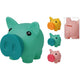 Sparschwein PVC 13x12x10,5 3sort