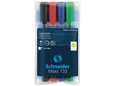 Schneider Permanentmarker Meißel 4 Stück
