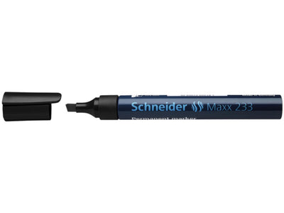 Schneider Marker Permanent 233 Meißel schwarz 10 Stk