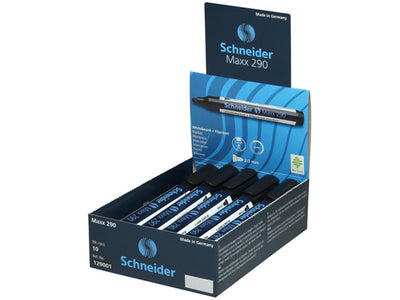 Schneider Whiteboardmarker schwarz 10 Stk