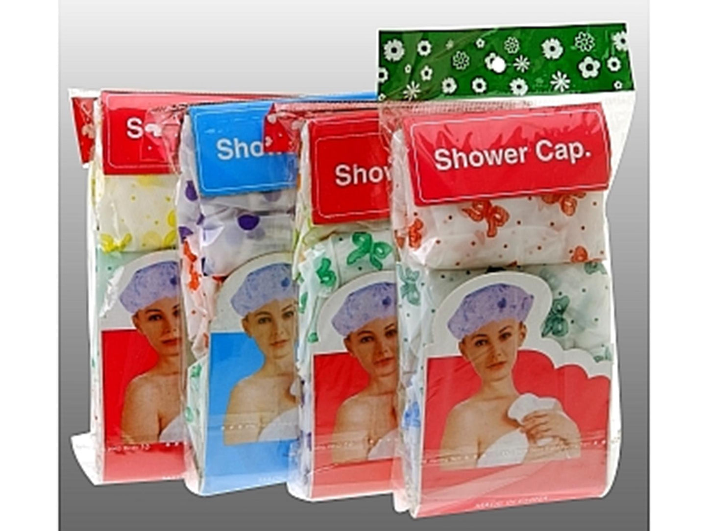 Eleganza Duschhauben-Set, 3 Stück