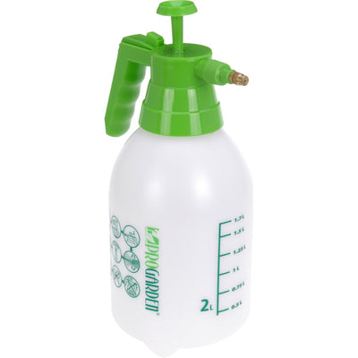 Profi Garten Garten Hoch -Druck -Pflanzen -Sprühgerät 2L Grün weiß